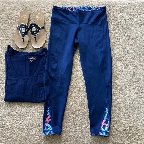 Vineyard Vines Starfish Print Leggings - Picture 8 of 10